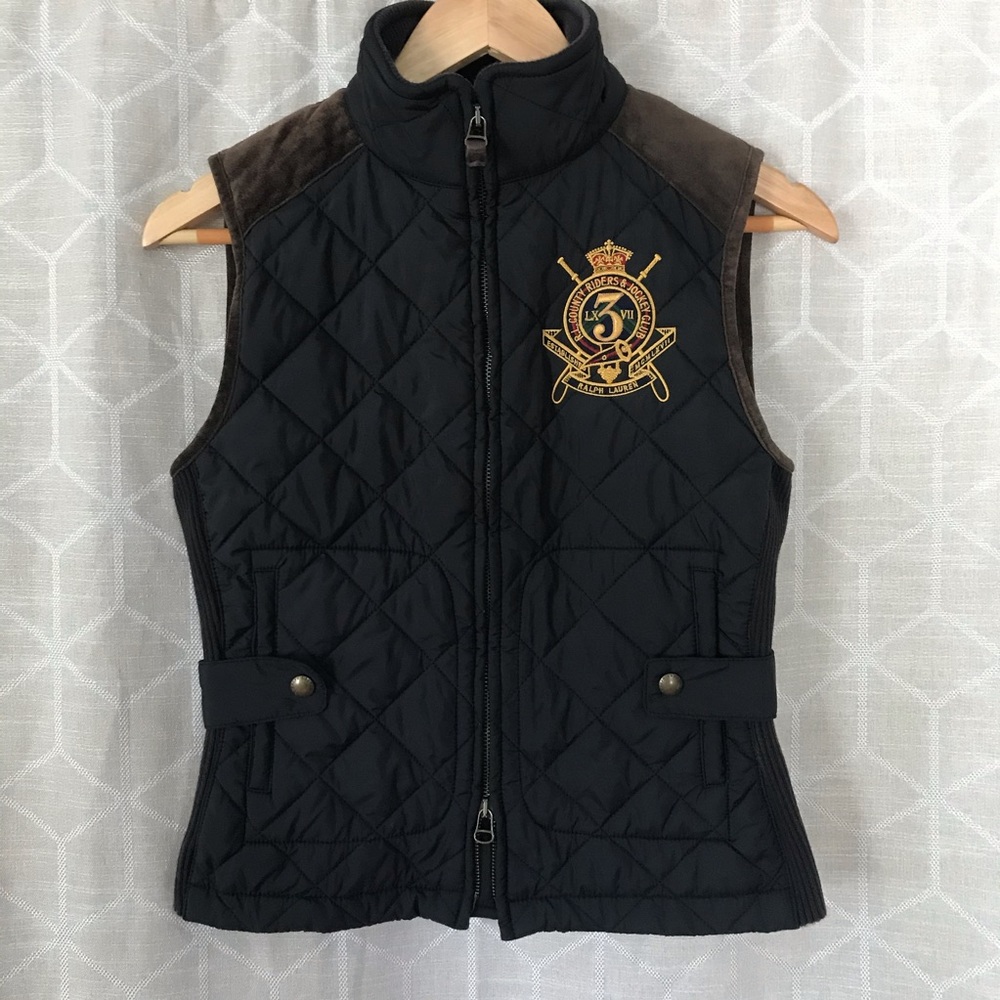 Ralph Lauren Sport Quilted Equestrian Vest
